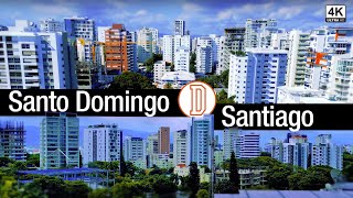 Santo Domingo Vs Santiago principales ciudades de República Dominicana [upl. by Elleined991]