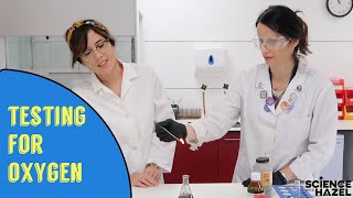 How To Test For Oxygen  Chemistry Practicals [upl. by Hippel]