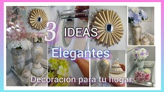 Mira cono hice estás ideas Decora tu hogar con estas Hermosas y elegantes diy decoracion ideas [upl. by Tam]