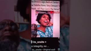 Tabitha Brown claps back news media shotsvideo shortsfeed [upl. by Eseilenna]