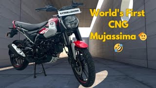 Worlds First CNG Mujassima By Bajaj  AutoTechInformative [upl. by Ikciv]