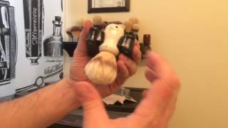 The 2 DIY Shaving Brush Stand [upl. by Atinuaj263]