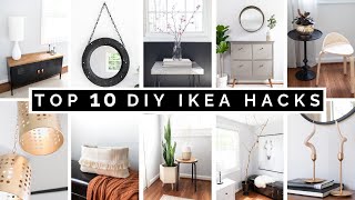 TOP 10 DIY IKEA HACKS  IKEA HACK HOME DECOR COMPILATION [upl. by Neram]