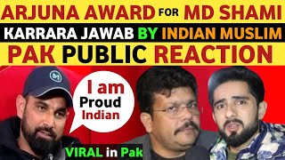 MD SHAAMI MESSAGE FOR PAKISTAN NOMINATED FOR ARJUNA AWARD  PAKISTANI REACTION ON INDIA REAL TV [upl. by Nilrah]