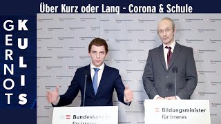 Über Kurz oder Lang Corona und Schule mit Spassmann amp Bundesbasti von Gernot Kulis [upl. by Strawn]