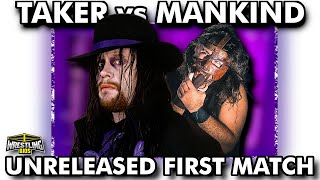 The Unreleased FIRST EVER Undertaker vs Mankind Match [upl. by Sauder]