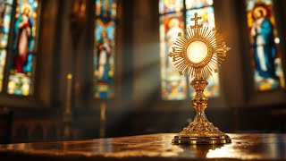 Eucharistic Adoration with Gregorian Chants Ambience 1111  Healing and protection Chants [upl. by Aiselad855]