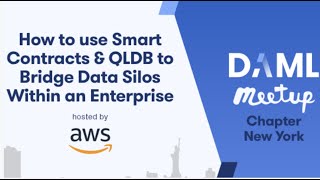 How to use Smart Contracts amp Amazon QLDB to Bridge Data Silos in an Enterprise [upl. by Ybbil106]