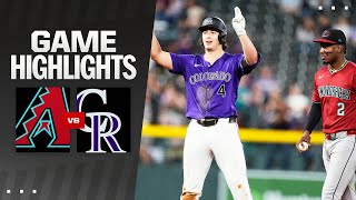 Dbacks vs Rockies Game Highlights 91724  MLB Highlights [upl. by Doerrer]