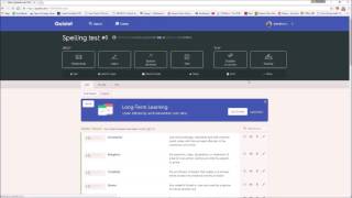 Using Quizlet to Study Spelling [upl. by Oiciruam]