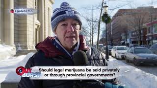 OUTBURST asks How should legal marijuana be sold [upl. by Neroled]