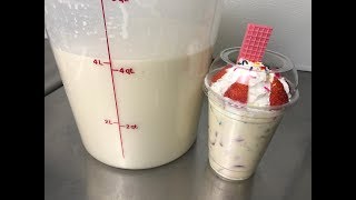 CREMA DULCE para las Fresas 🍓con Crema PARA NEGOCIO [upl. by Nilam]