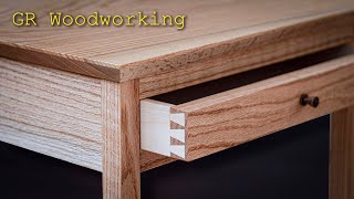 Shaker End Table Making  Hand tool woodworking [upl. by Teryn]