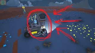 Astroneer How to use Crane and Drill Head [upl. by Leaffar]