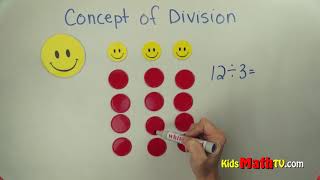 The basic concept of division simplified math video tutorial [upl. by Silvester]