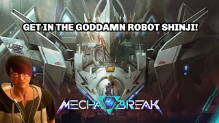 GET IN THE GODDAMN ROBOT SHINJI  MECHA BREAK ALPHA TEST STREAM [upl. by Naujd367]