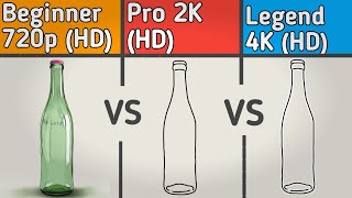 Bottle Beginner VS Pro VS Legendary Timelapse Painting on Ibispaintx [upl. by Clemmie925]