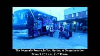 Southampton To London Cruise Tour Transfer Bus [upl. by Oaht855]