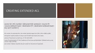 Learn about Extended Access control list  ACL in detail [upl. by Phina719]