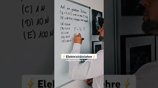 ⚡️Elektrizitätslehre Elektrisches Feld E Ladung q physik medizinstudium study [upl. by Ignatius]