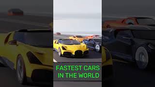 Fastest Cars in the World 2024 Animation I Devel Sixteen vs Bugatti Bolide vs Koenigsegg Jesko [upl. by Aliuqahs]