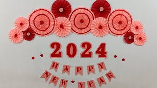 DIY New Year 2024 Party Decoration  New Year Idea [upl. by Thorny229]