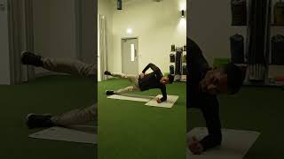 PLANK SERIES 3  Side Plank with Abduction Leg Raises and Lowers [upl. by Gamaliel]