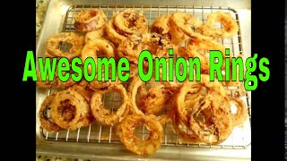 Awesome Onion Rings  How to Make  Easy Recipe [upl. by Guimond38]