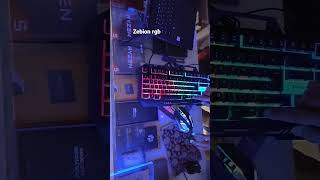 zebion rgb keyboard [upl. by Ennaeed]