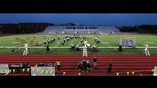 Shawnee Mission West at the SMSD Marching Festival Oct 2 2023 [upl. by Anikal84]