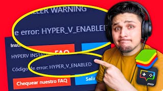 PROBLEMAS DE HYPER V en BLUESTACKS y MSI ✅ Solución 🚨Como ACTIVAR o DESACTIVAR HyperV [upl. by Giusto488]