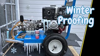 Winterproofing My Pressure Washer [upl. by Nadean]