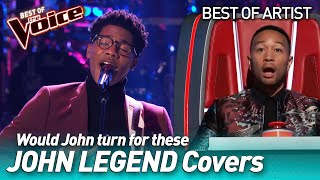 Incredible JOHN LEGEND covers in The Voice [upl. by Aelyak]