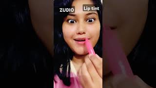 ZUDIO lip tint review review zudiobeauty ytstduio viralshort music makeup [upl. by Dirraj]