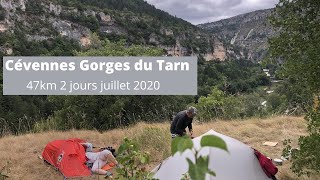 47km de rando dans les Cévennes avec bivouac gorges du Tarn et plateau des Causses [upl. by Glendon]