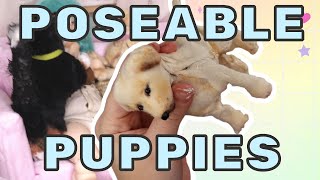 DIY Poseable Art Dog Dolls Pets for BJDs [upl. by Balling]