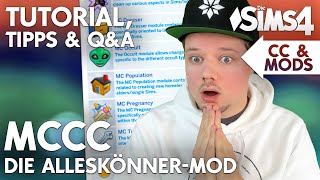 Müsst ihr kennen MCCC ModVorstellung Tipps  LIVE QampA  Die Sims 4 Mod Tutorial LIVE 💚 [upl. by Ahsimac]