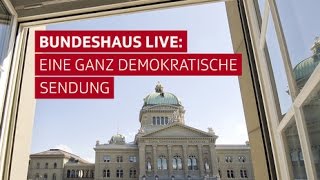 Schweiz aktuell extra  Bundeshaus live 05122012 komplett [upl. by Nednerb]