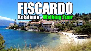 Kefalonia Greece  FISCARDO Walking Tour  Marina amp Foki Beach [upl. by Nilkoorb]