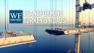 GebzeOrhangaziIzmir motorway Osman Gazi Bridge construction timelapse  World Finance [upl. by Ynitsed]