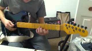 Warmoth Strat w Lollar Blackface pickups  improv [upl. by Martres]