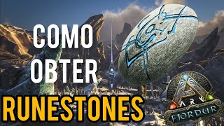 COMO OBTER RUNESTONES  Ark Fjordur [upl. by Aldrich]