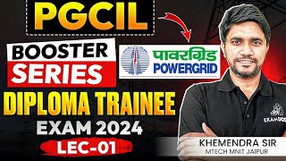 Lec01  PGCIL Booster Series Diploma Trainee Exam  Khemendra [upl. by Aroved454]