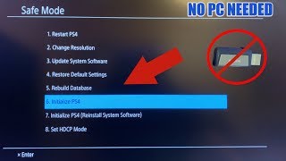 How to Reinstall PS4 System Software Without USB  In 5 EASY Steps [upl. by Solita]