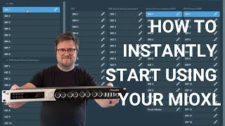 Default MIDI Routings on mioXL How to INSTANTLY start using your mioXL [upl. by Ennoved]