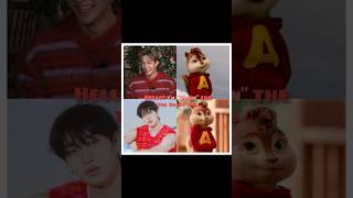 3racha as chipmunks 😅 last one is adorable 3racha bangchan changbin hanjisung [upl. by Pacian]