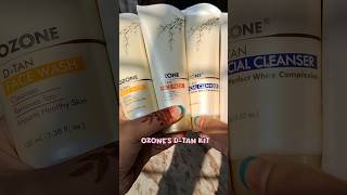 1st time using Ozone DTan Facial Kit 💕My honest review💕 bengali skincare productreview ytshorts [upl. by Rycca]