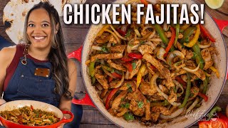 Easy Chicken Fajitas Recipe  Chicken Recipes  Chef Zee Cooks [upl. by Kimitri]