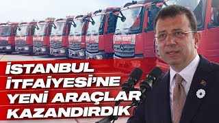 İSTANBUL İTFAİYESİNE YENİ ARAÇLAR [upl. by Andonis]