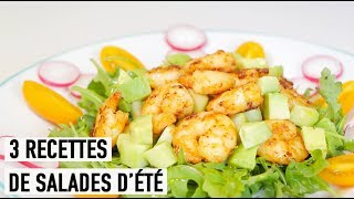 3 RECETTES DE SALADES DÉTÉ [upl. by Lussier]